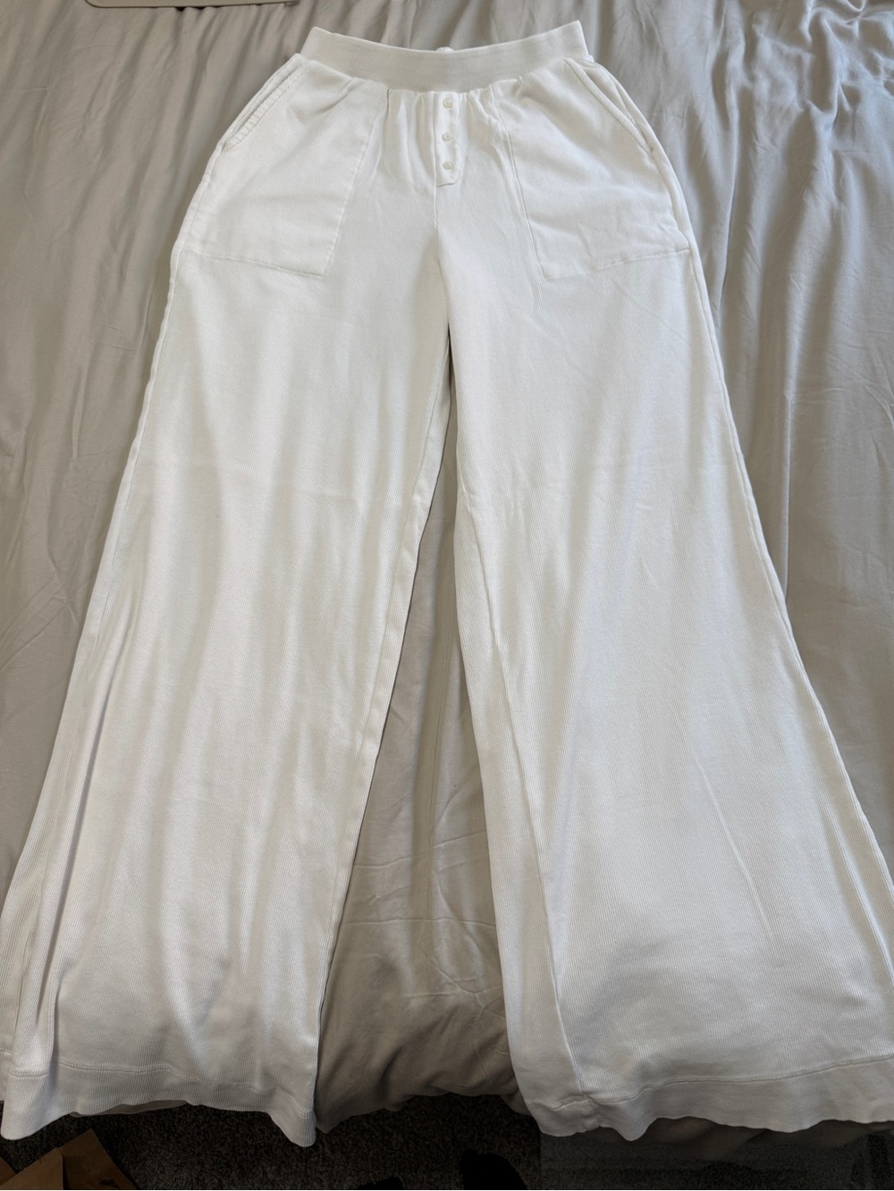 Organic Dream Rib Wide Leg Lounge Pant